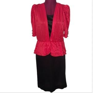 Vintage 80s Sheath Dress